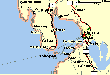 Bataan Map