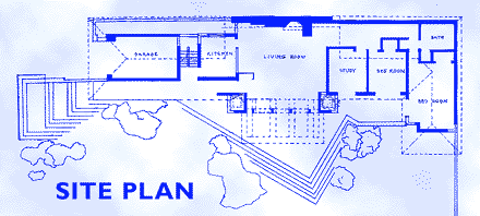 blueprint of Willey House